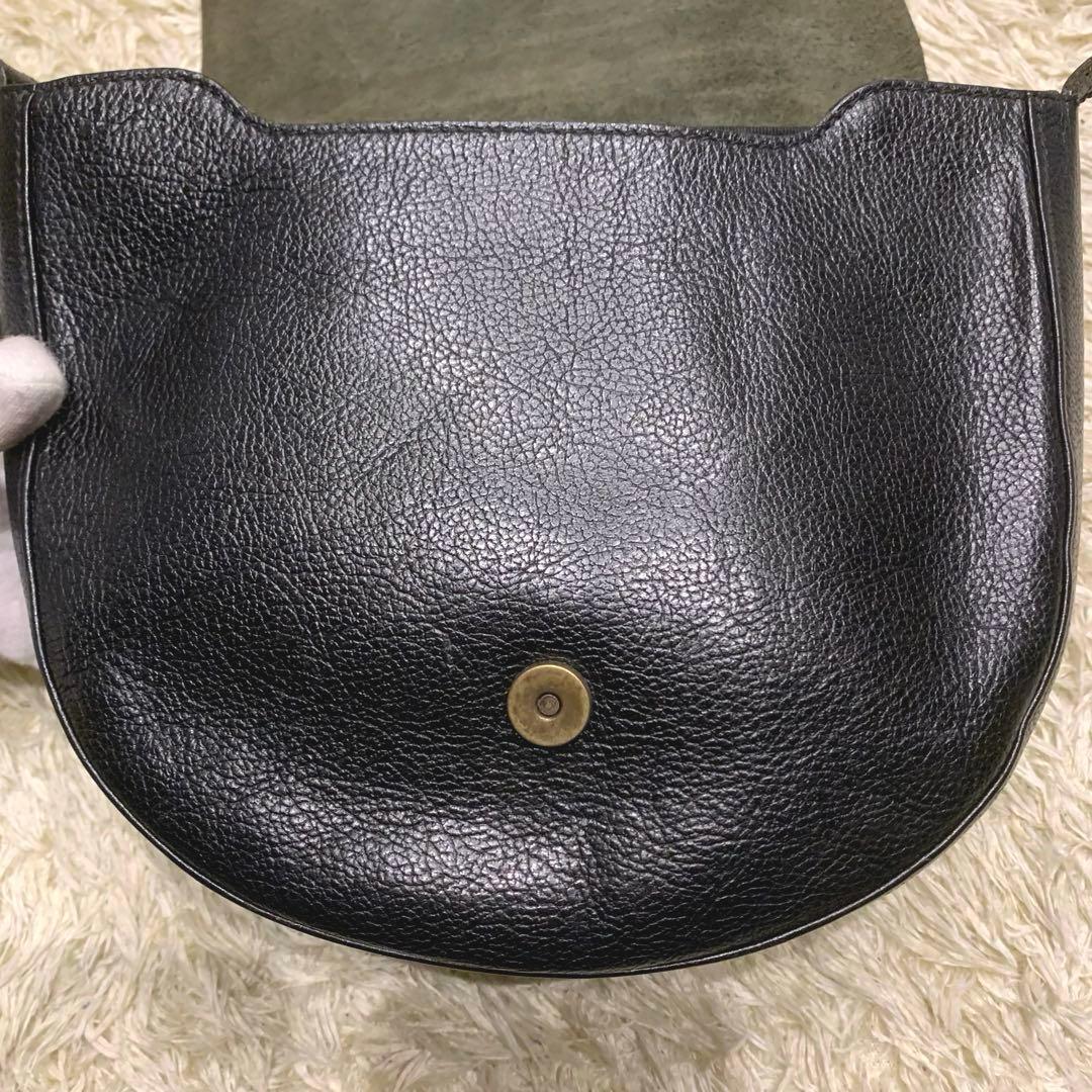 極美品✨イルビゾンテ ショルダーバッグ 現行 クロスボディバッグ ブラック