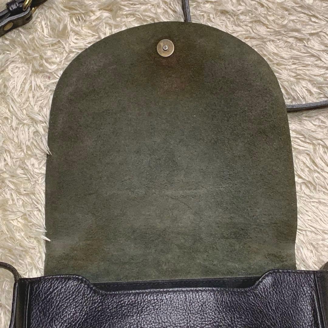 極美品✨イルビゾンテ ショルダーバッグ 現行 クロスボディバッグ ブラック