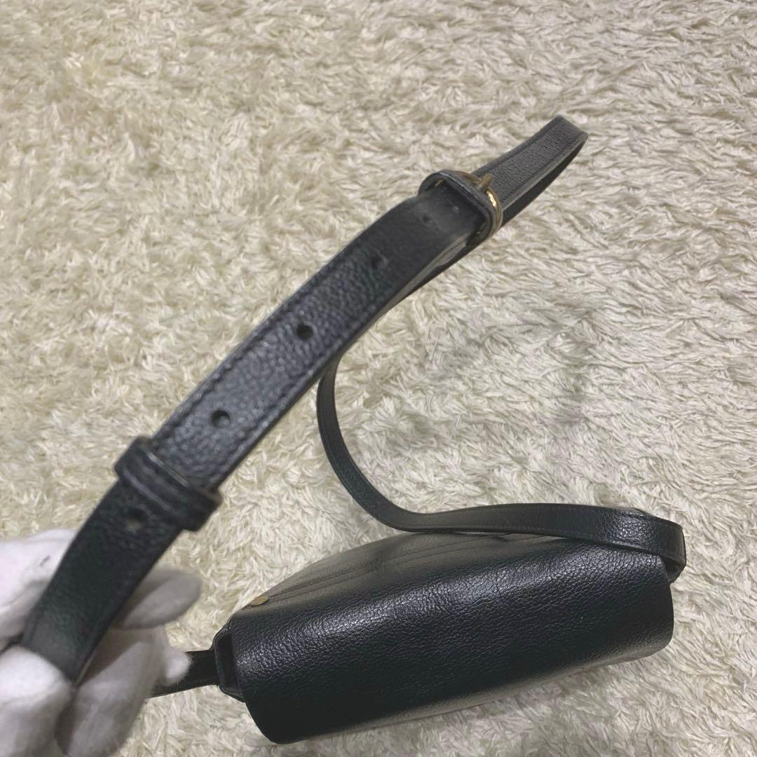 極美品✨イルビゾンテ ショルダーバッグ 現行 クロスボディバッグ ブラック