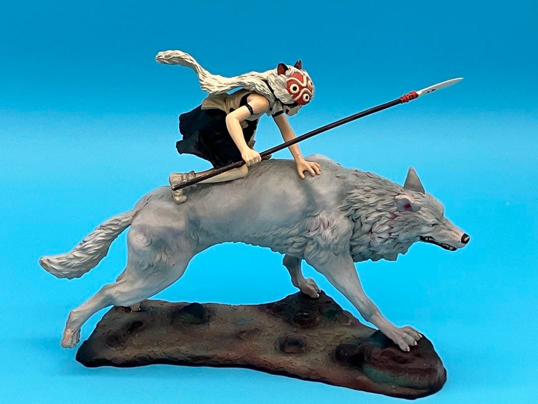 犬神＆サン もののけ姫 フィギュア ジブリ 宮崎駿