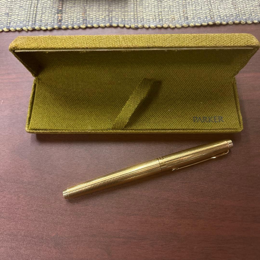 パーカー　万年筆　14k