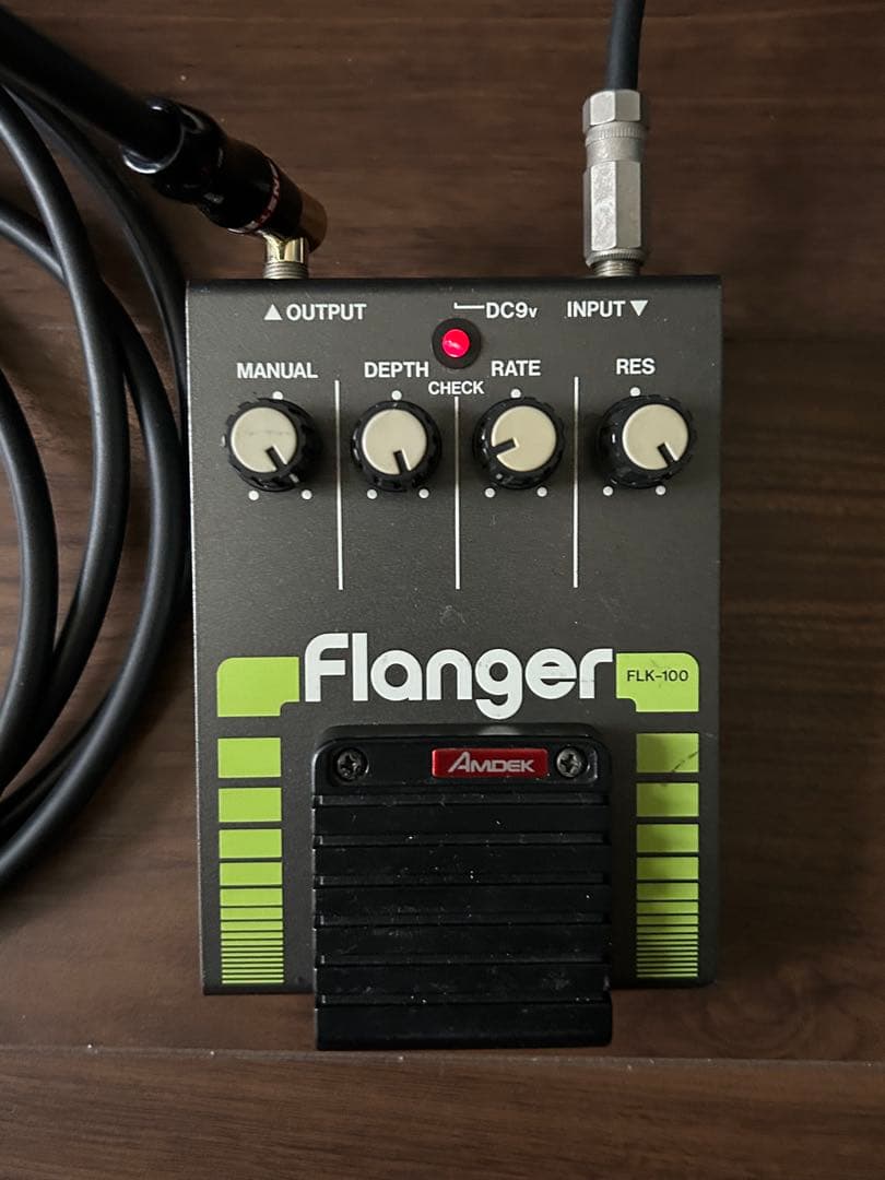 美品　Amdek FLK-100 Flanger フランジャー　ビンテージ