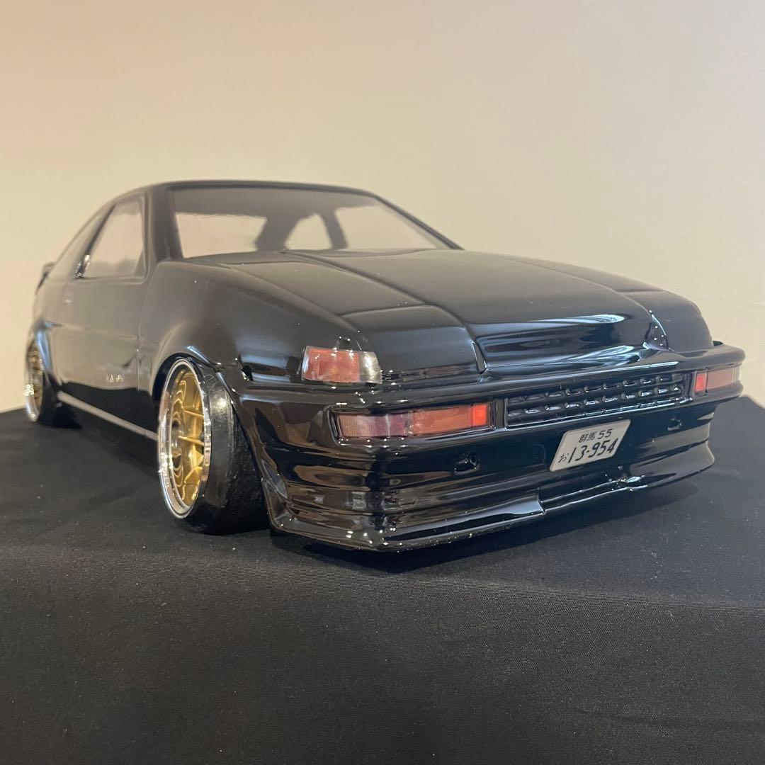 トヨタ　レビン86　ドリフト　1/10 ラジコン　ボディ　トレノ 85