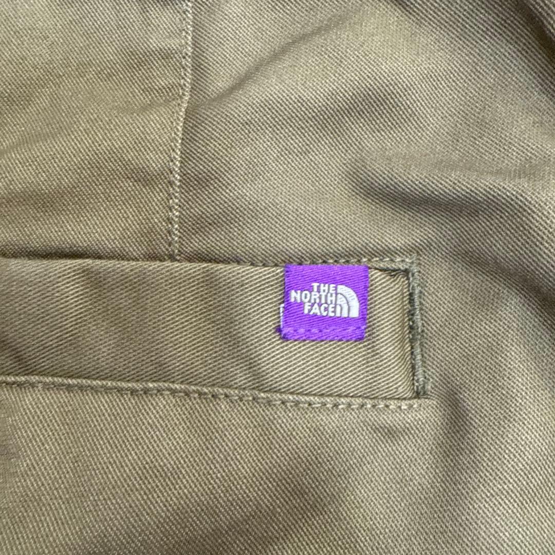 美品ノースフェイス パープルレーベル チノワイド テーパード フィールド パンツ