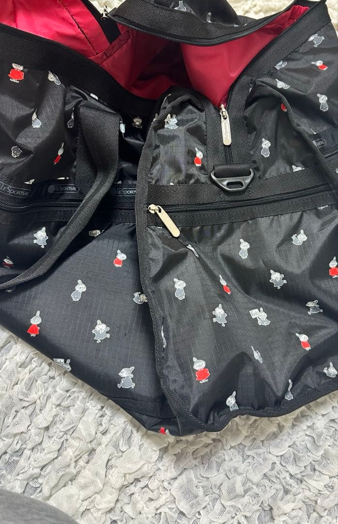 レスポートサック　ムーミン　リトルミィ　ボストンバッグ　ポーチ