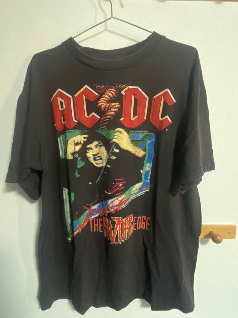 【当時物希少】AC/DC ワールドツアーTシャツ 1990-91