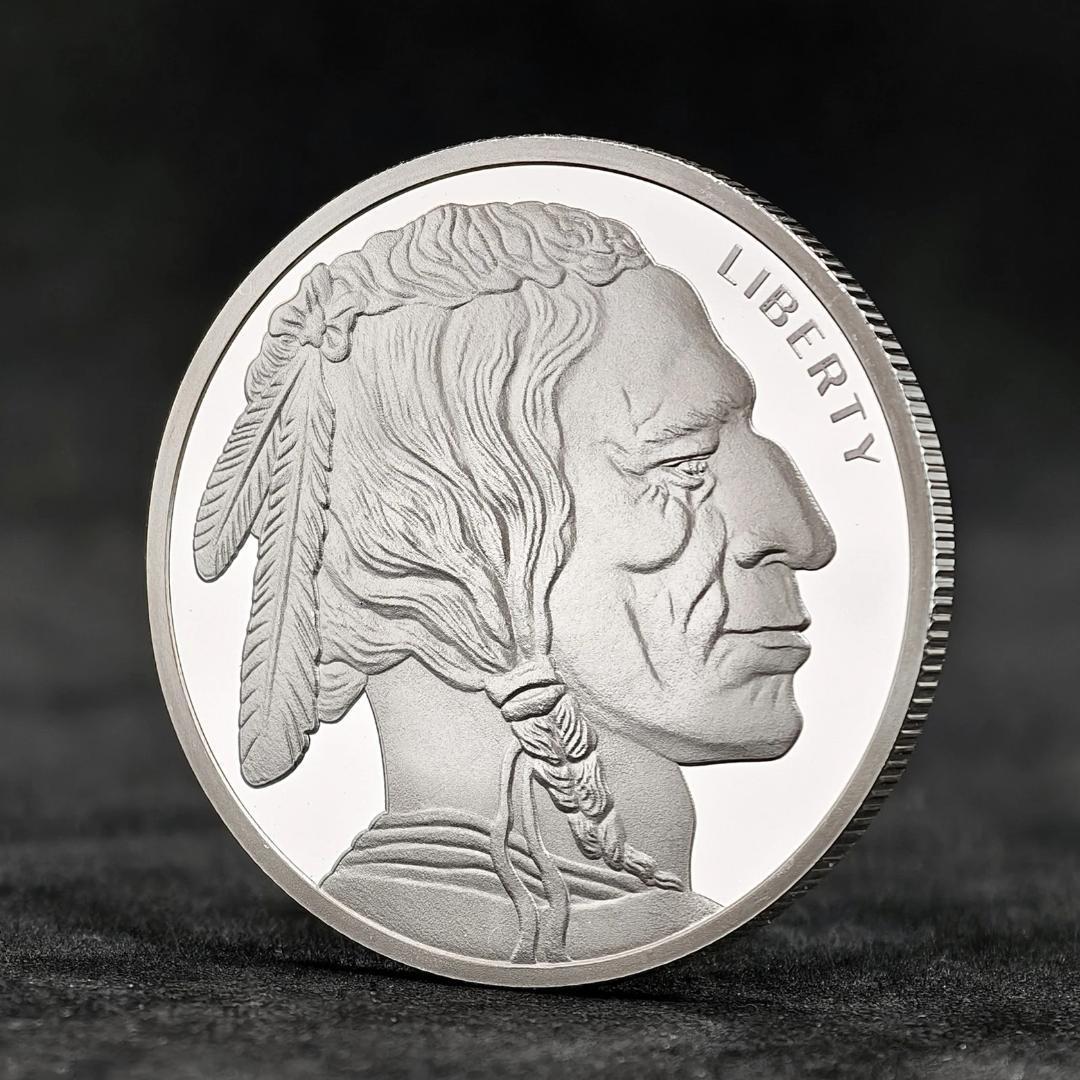 1オンス アメリカ シルバー バッファロー ラウンド 9.9999 silver