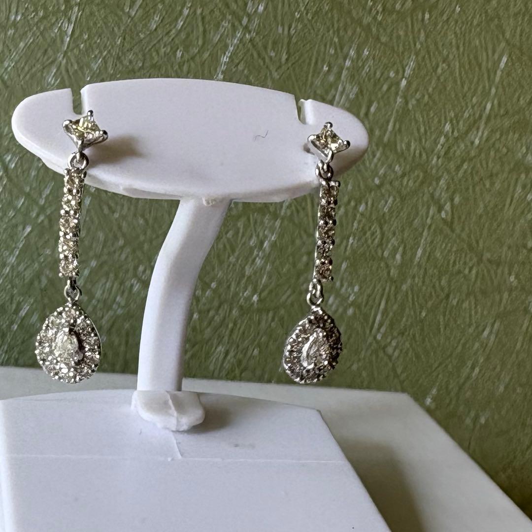 ダイヤモンド ピアス プラチナ