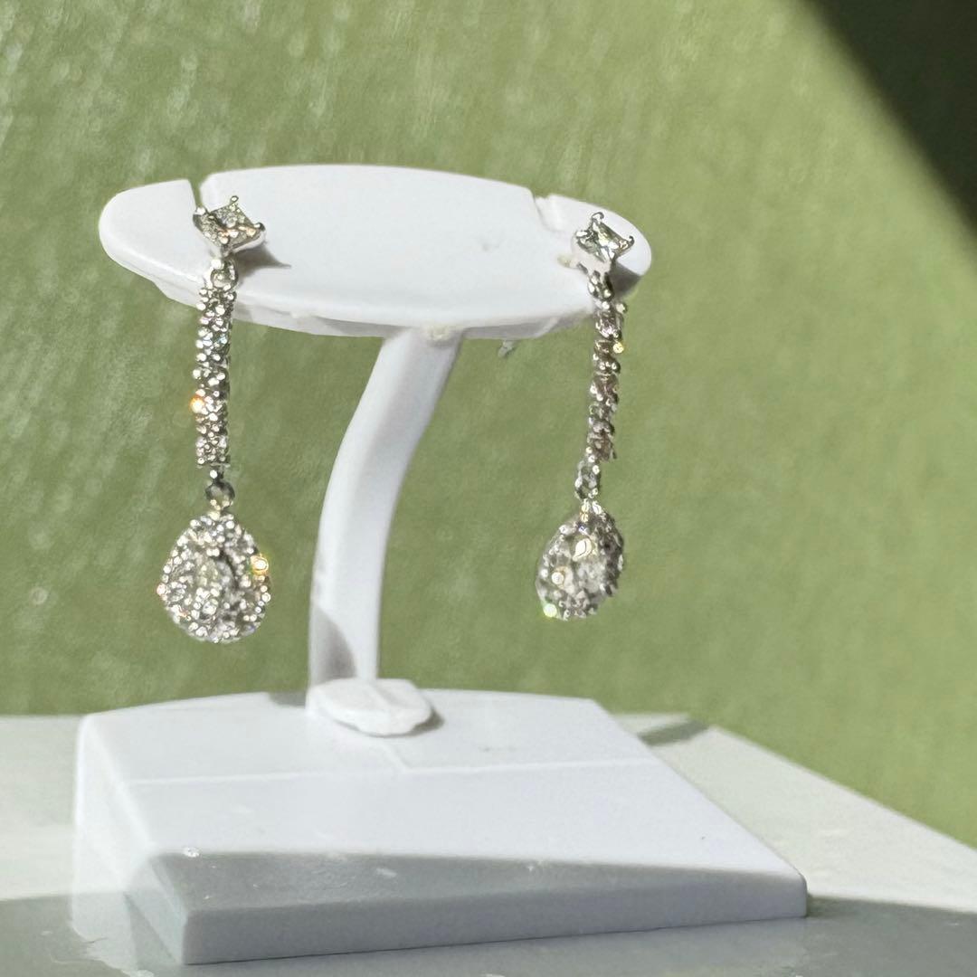 ダイヤモンド ピアス プラチナ