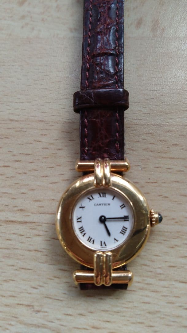 未使用 *＊*… Cartier コリゼ用レザーベルト グリーンカラー *＊*…