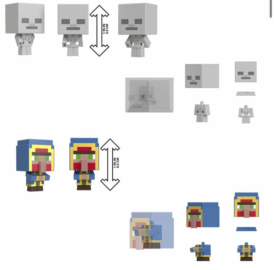 【新品未開封30個セット★】マインクラフト　モブヘッド ミニフィギュア　箱付き！