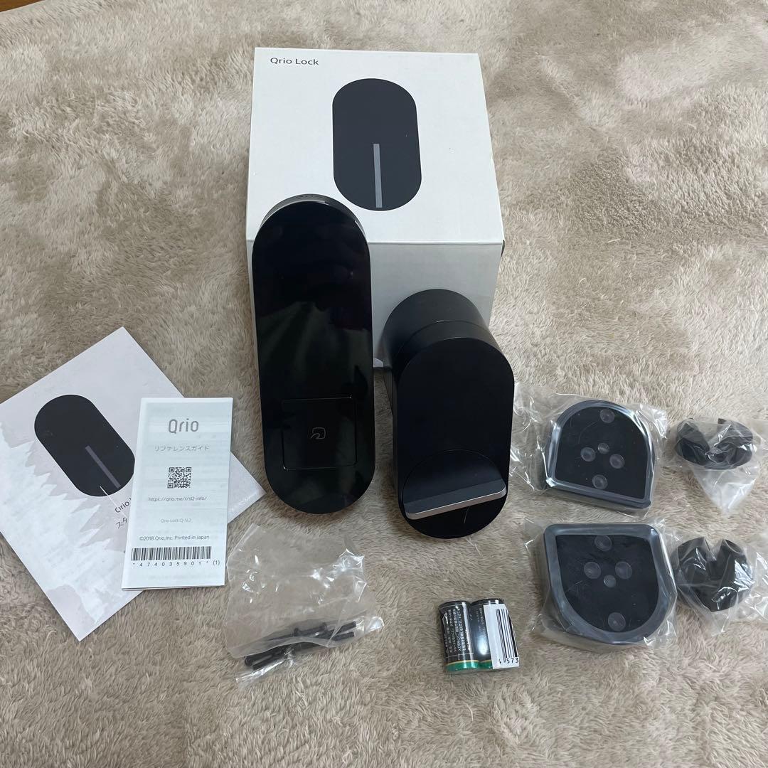 Qrio Lock スマートロック ブラック➕パネル付