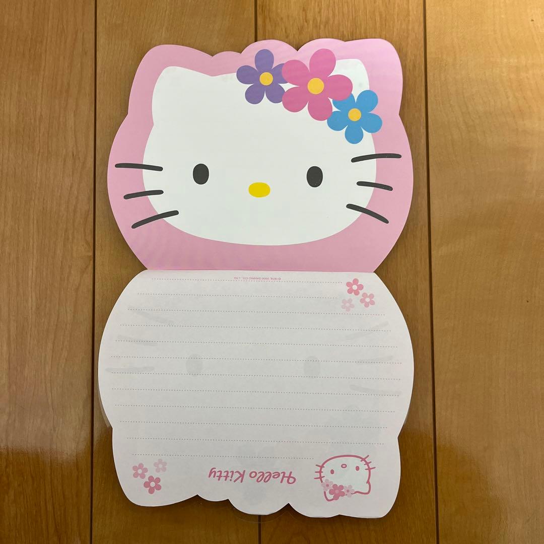 サンリオ　ハローキティ　ダイカットメモ　2000年