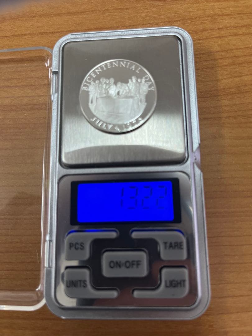 アメリカ合衆国建国200周年特別記念純銀メダル1976年 silver925刻印