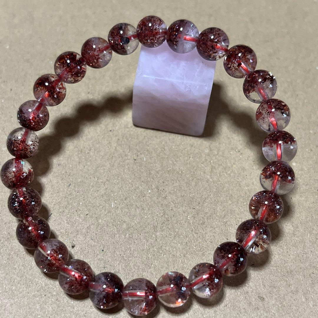 ブラジル産 レピドクロライトインクォーツ(ファイヤクォーツ) ブレスレット