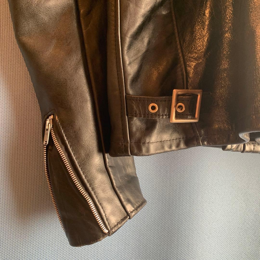 Schott レザーシングルライダース 美品 サイズ42 USA製ヴィンテージ