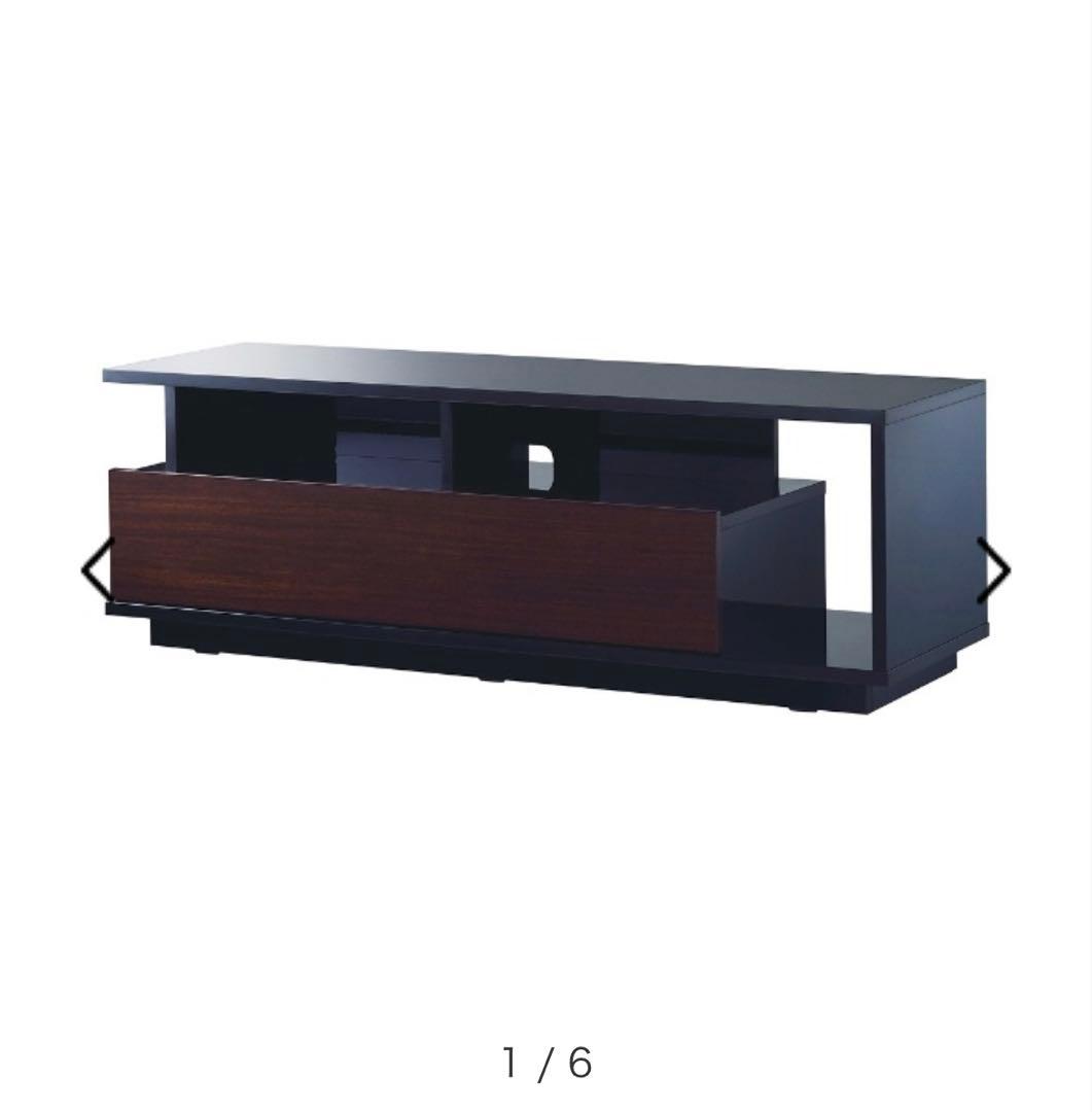 テレビボード　120 テレビ台　ハヤミ工産　ブラック　木目