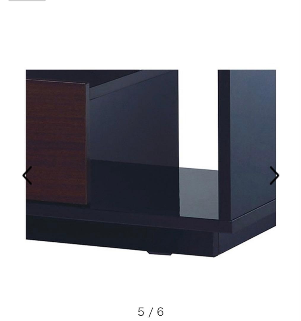 テレビボード　120 テレビ台　ハヤミ工産　ブラック　木目