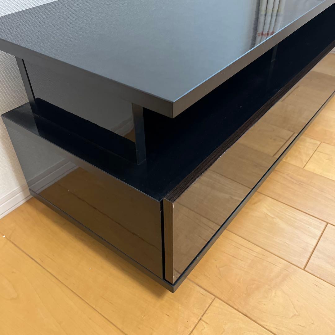 テレビボード　120 テレビ台　ハヤミ工産　ブラック　木目