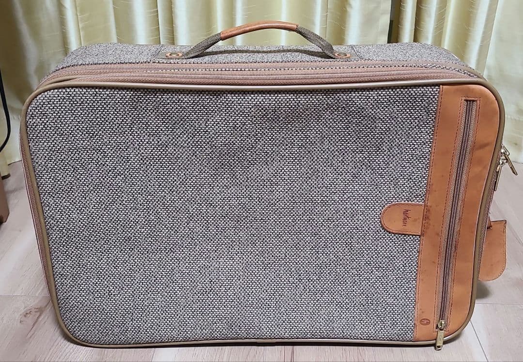 ハートマン キャリーケース ツイード/ベルティングレザー