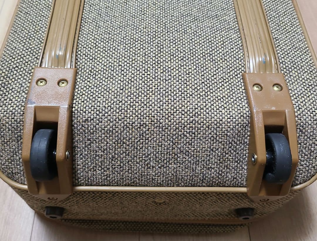 ハートマン キャリーケース ツイード/ベルティングレザー