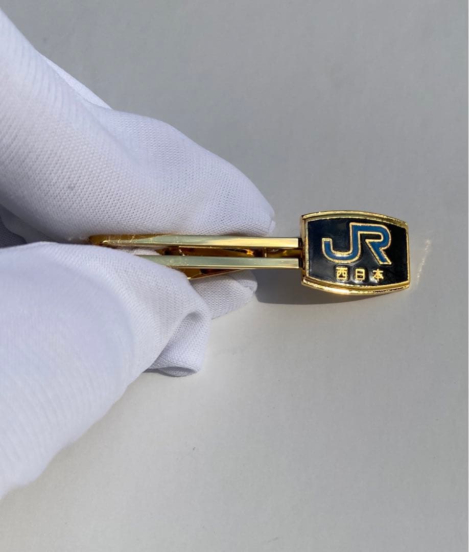 【非売品】動労解散記念ネクタイピン及びキーホルダー 西日本バージョン