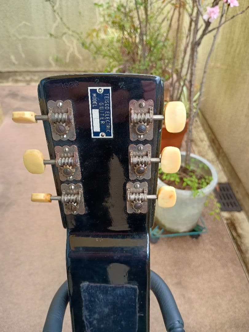 【1950年代美品】Teisco Model L／黒／完動品／ハードケース付