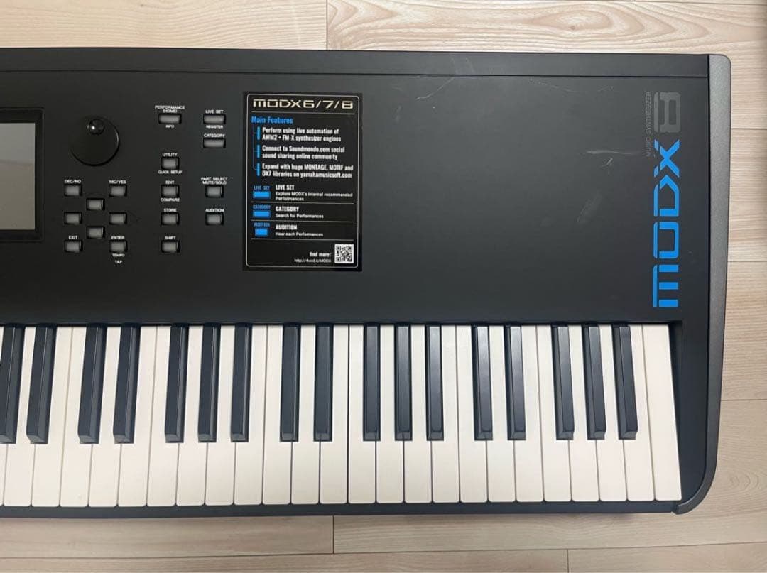 【稀少】YAMAHA MODX8 88鍵シンセサイザー 付属品＆ケース
