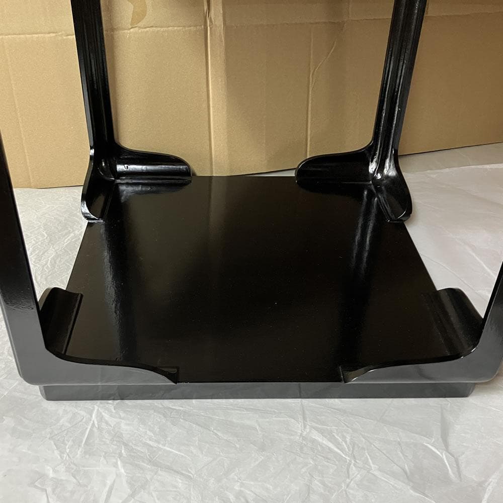 F1455 高麗卓 紙箱入り 木製 一閑 棚 茶棚 茶道具