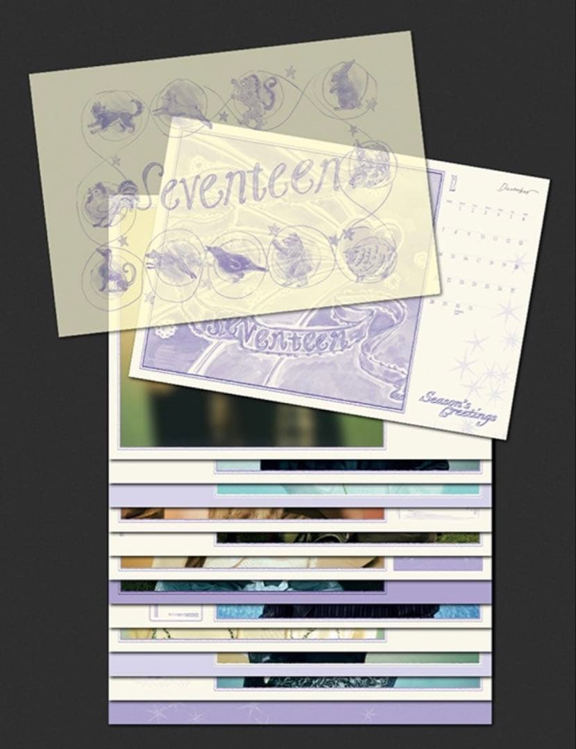 SEVENTEEN シーグリ　カレンダーとトレカ　miniteen ジョンハン