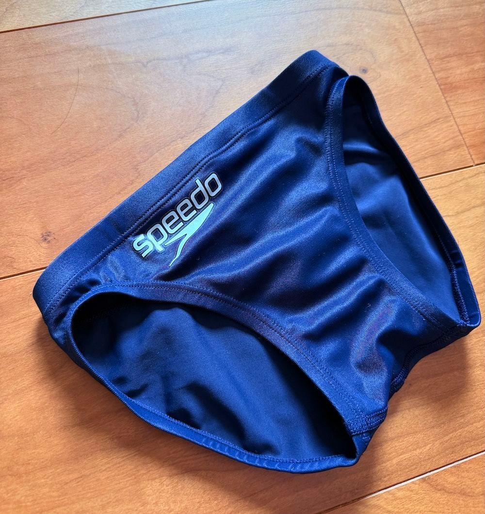 【美品】SPEEDO flyingfish ショートブーン ネイビー 競パン