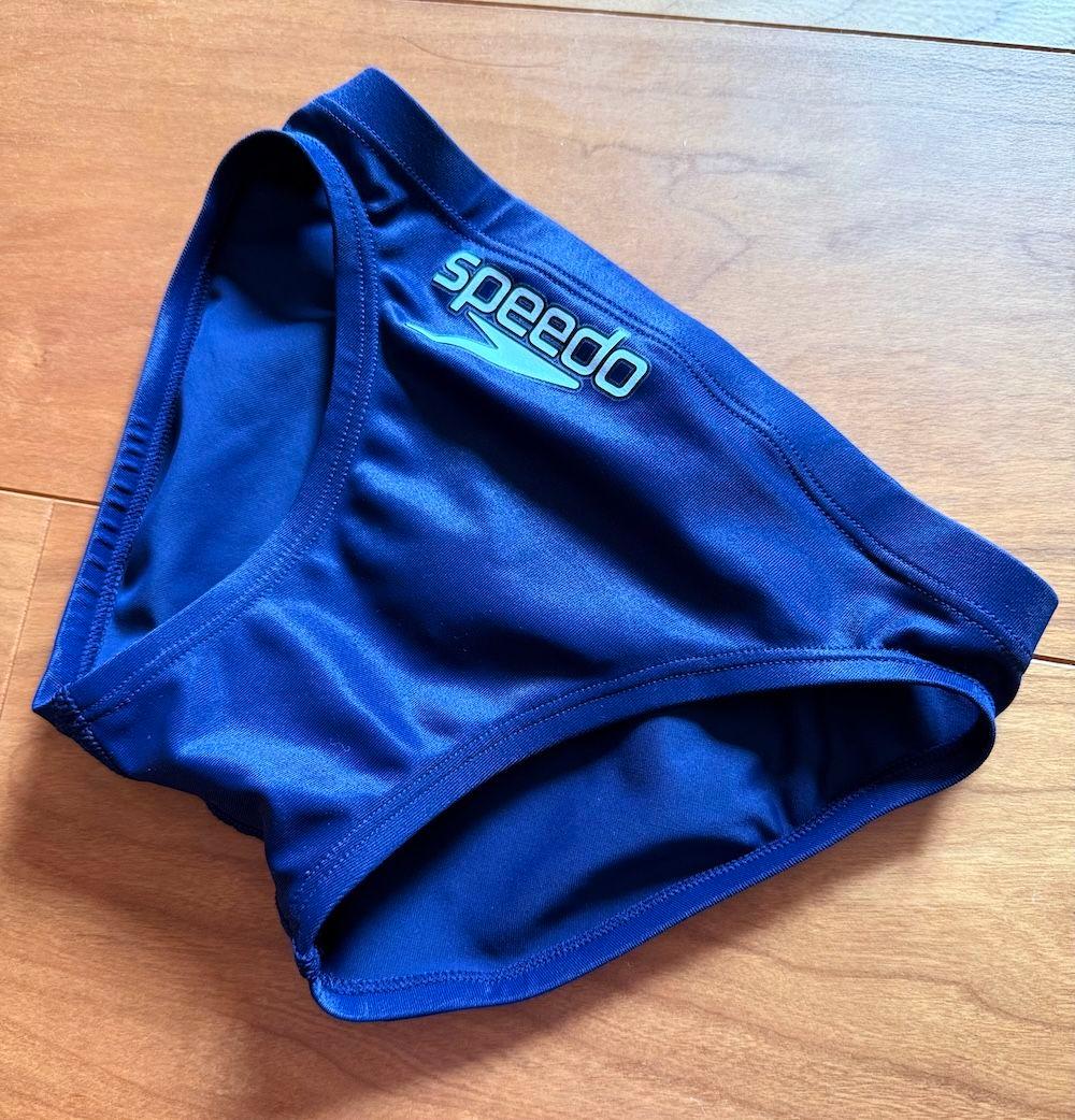 【美品】SPEEDO flyingfish ショートブーン ネイビー 競パン