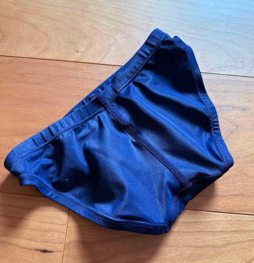 【美品】SPEEDO flyingfish ショートブーン ネイビー 競パン