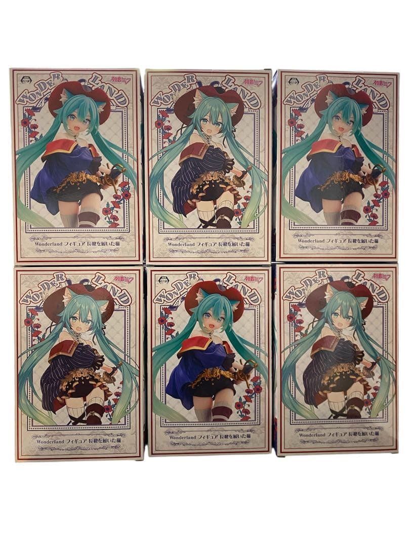 初音ミク Wonderland ワンダーランド フィギュア 長靴をはいた猫 6点
