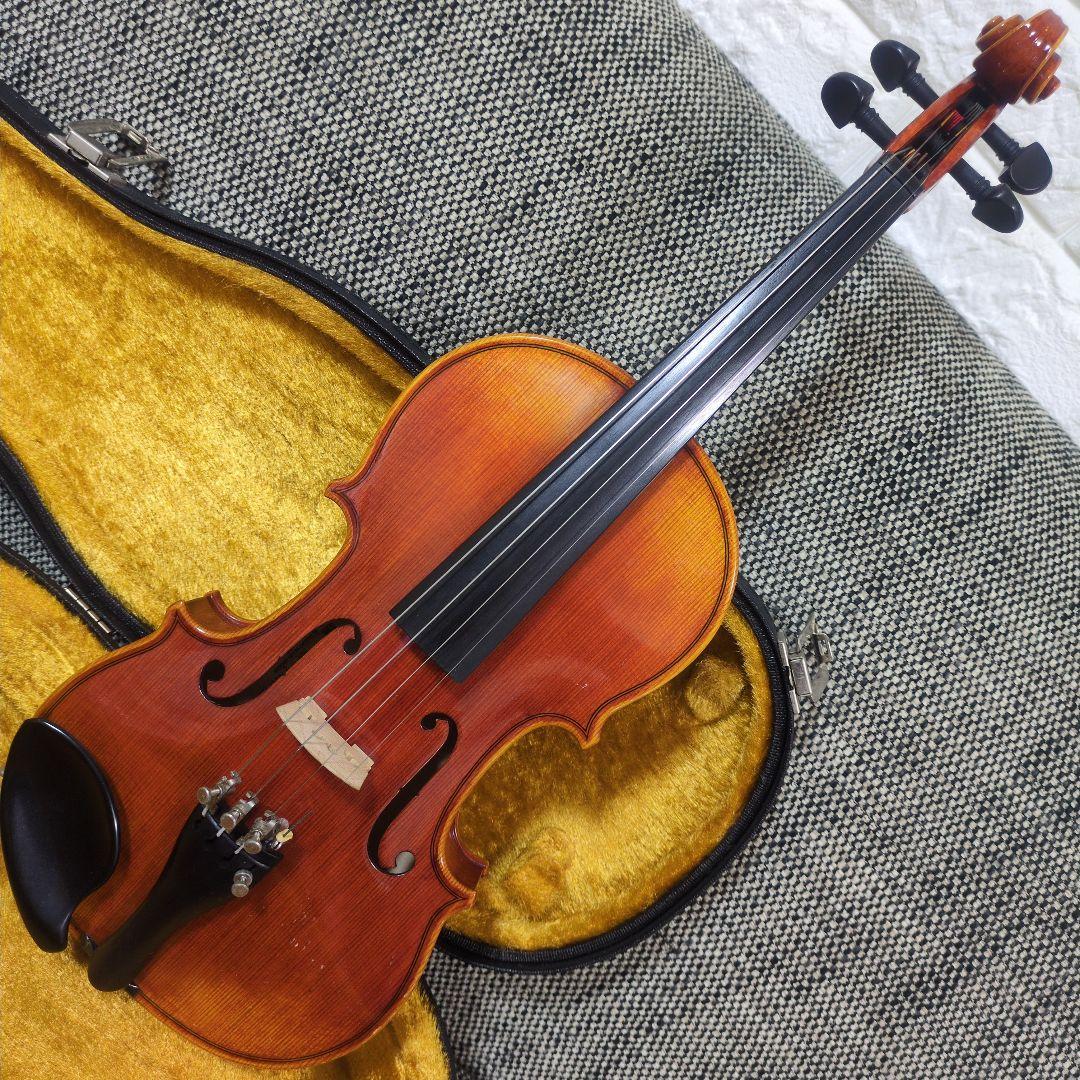 【特価】SUZUKI NO.520 バイオリン 1/2 1987 杉藤弓 虎杢