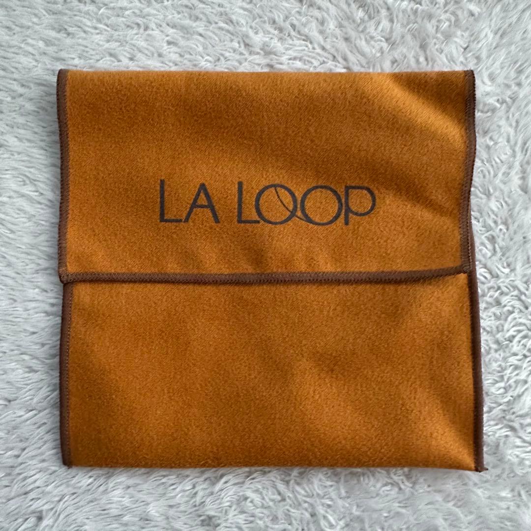 希少　la loop ラループ　グラスホルダー　眼鏡ホルダー　ピンク　シルバー