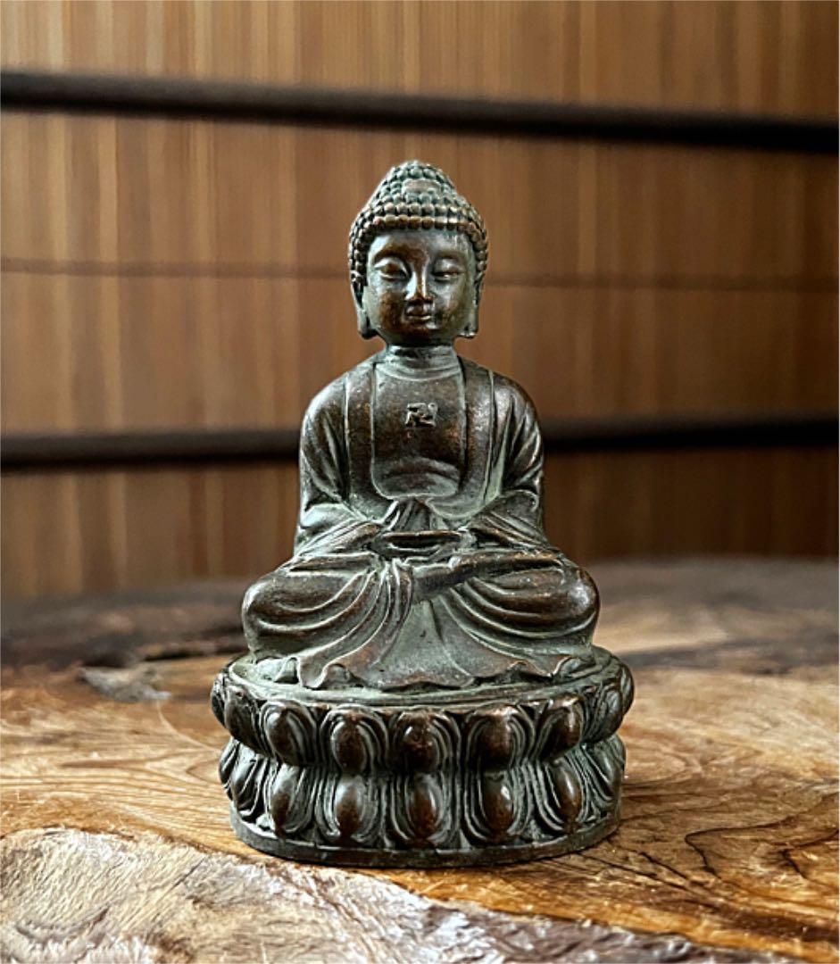 仏教美術 古銅 釈迦如来像 仏像