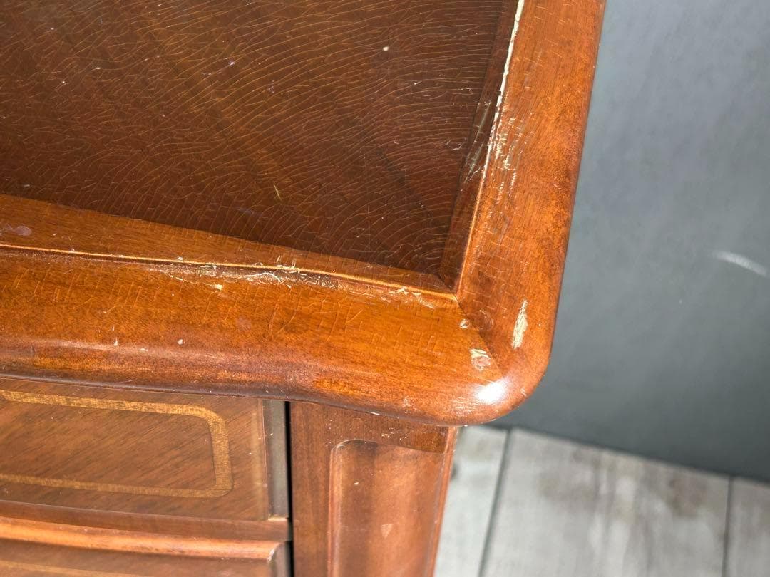 ② フランスベッド　ヨーロピアン　クラシカル　ナイトテーブル　アンティーク　IG