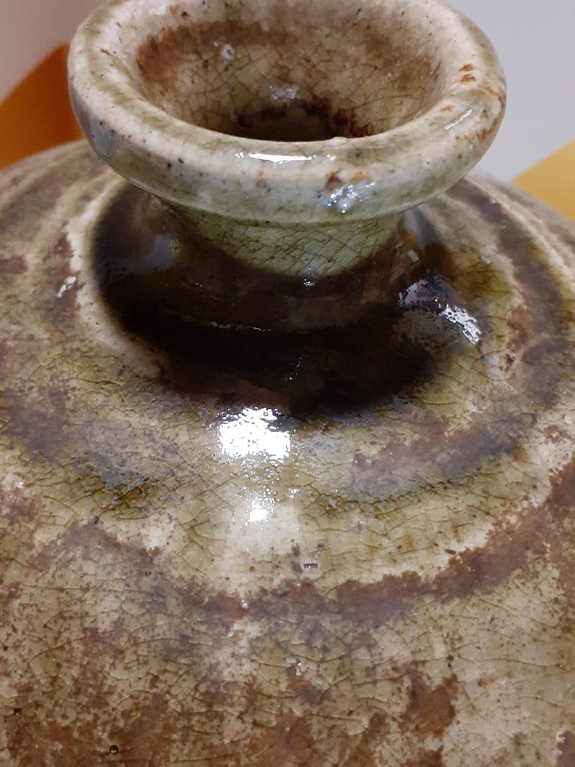 骨董 古い 壺 置物 酒瓶 水瓶 日本 朝鮮 中国 陶印あり