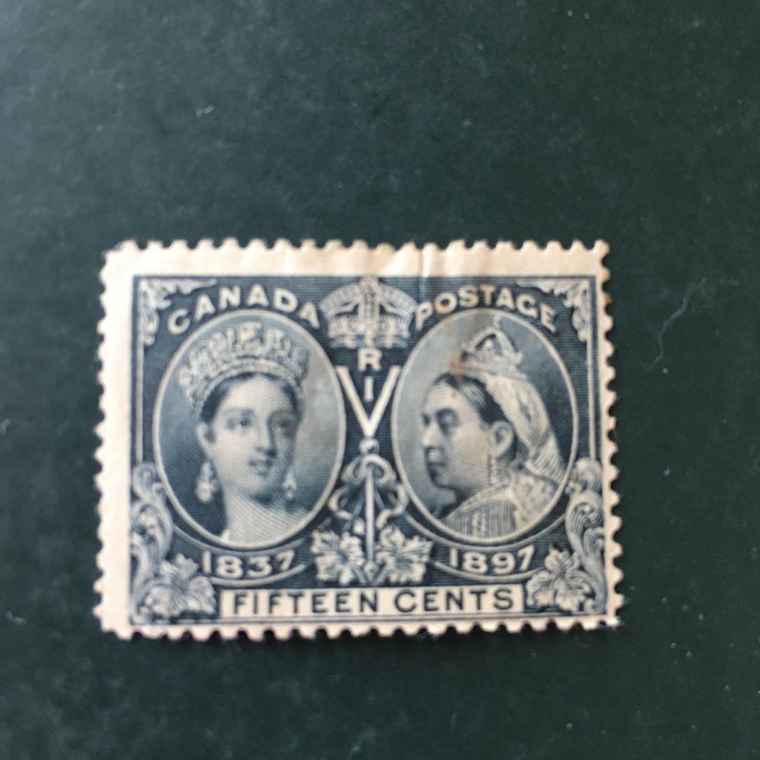 カナダ 1897 Diamond Jubilee 15c 未使用1種