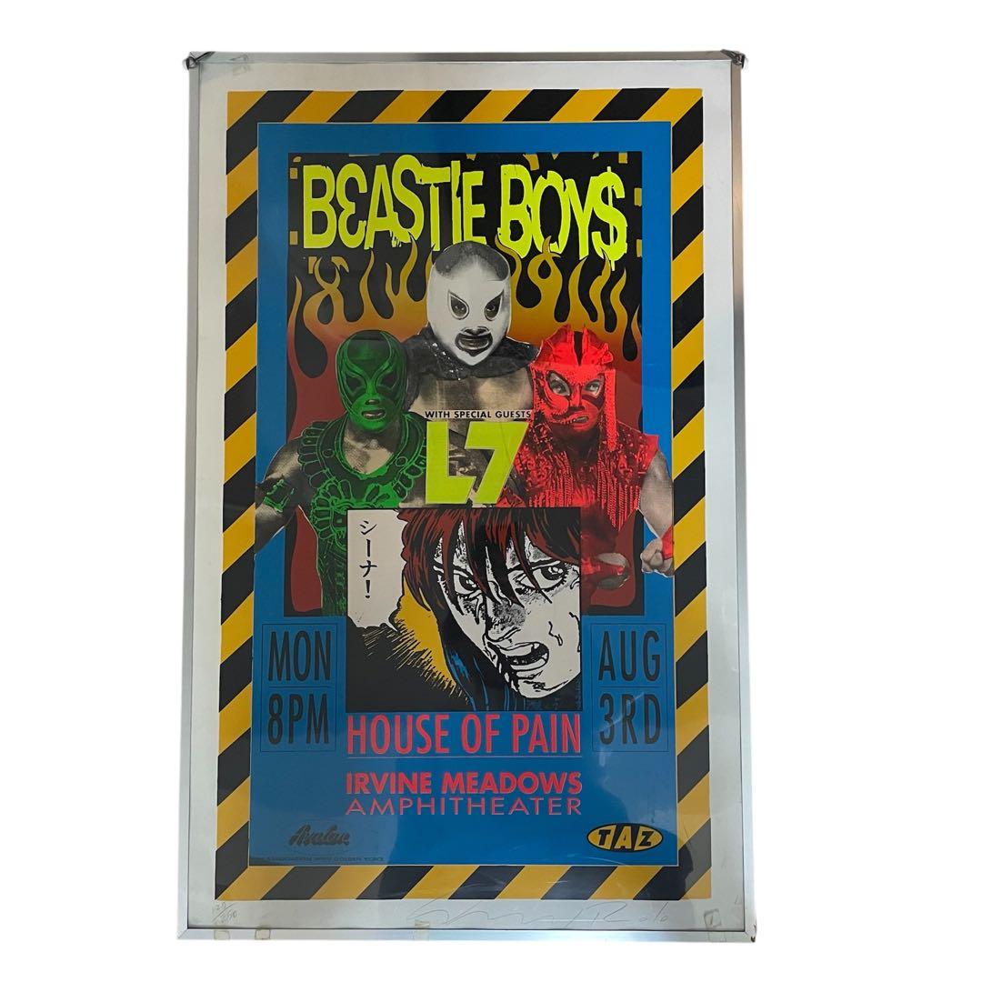 TAZ BeastieBoysL7HOUSEOFPAINシルクスクリーンポスター