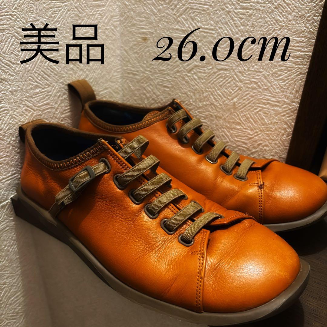 美品　CAMPER カンペール アイレ Aire 本革 サイズ 26.0cm