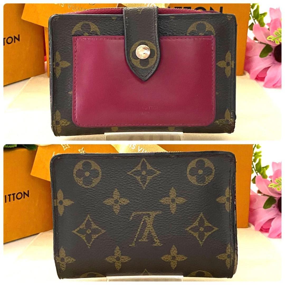 ルイ ヴィトン◎ポルトフォイユ ジュリエット フューシャ モノグラム 二つ折り