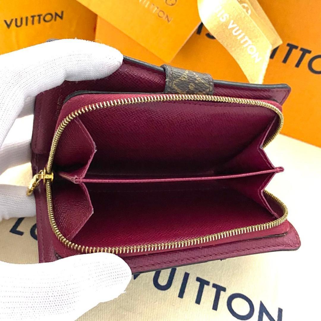 ルイ ヴィトン◎ポルトフォイユ ジュリエット フューシャ モノグラム 二つ折り