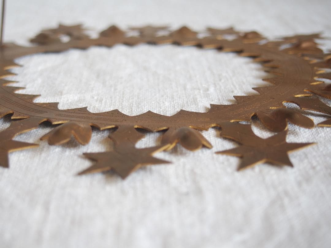 聖母マリア像 星のついた光輪 クラウン 直径25cm カトリック彫像用/K346