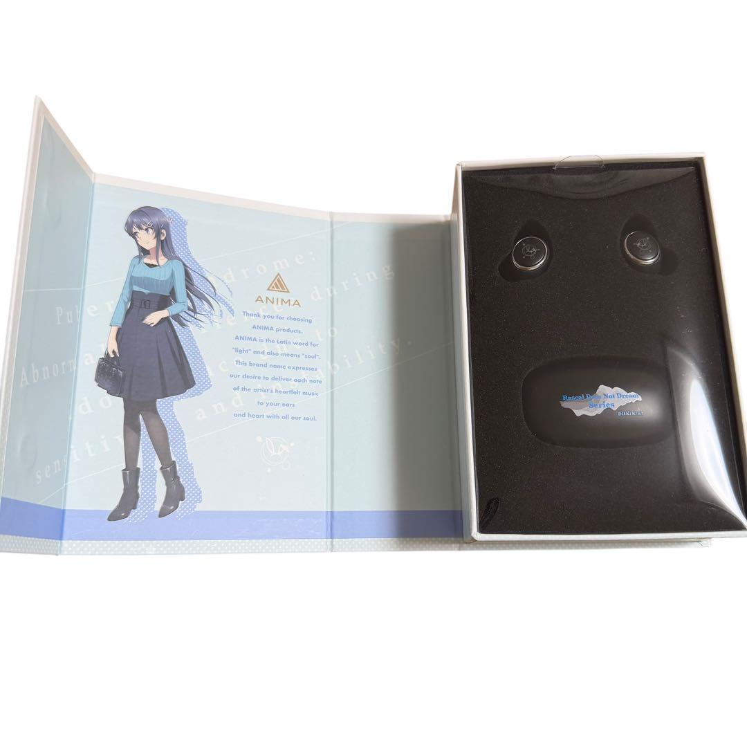 ワイヤレスイヤホン ANIMA AOW01 「青春ブタ野郎」シリーズ 桜島麻衣