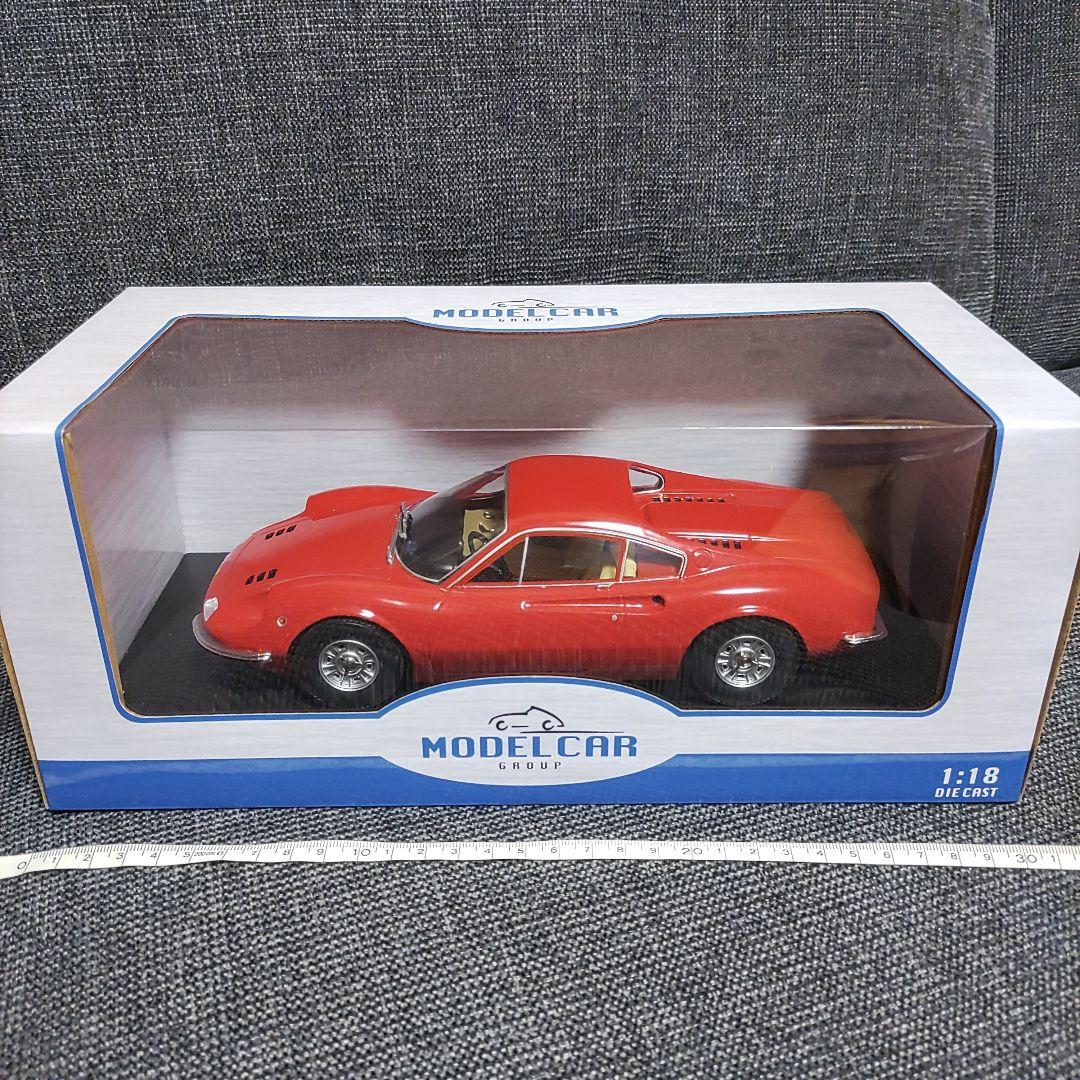 MODEL CAR GROUP 1:18 レッドミニカー　フェラーリ・ディーノ