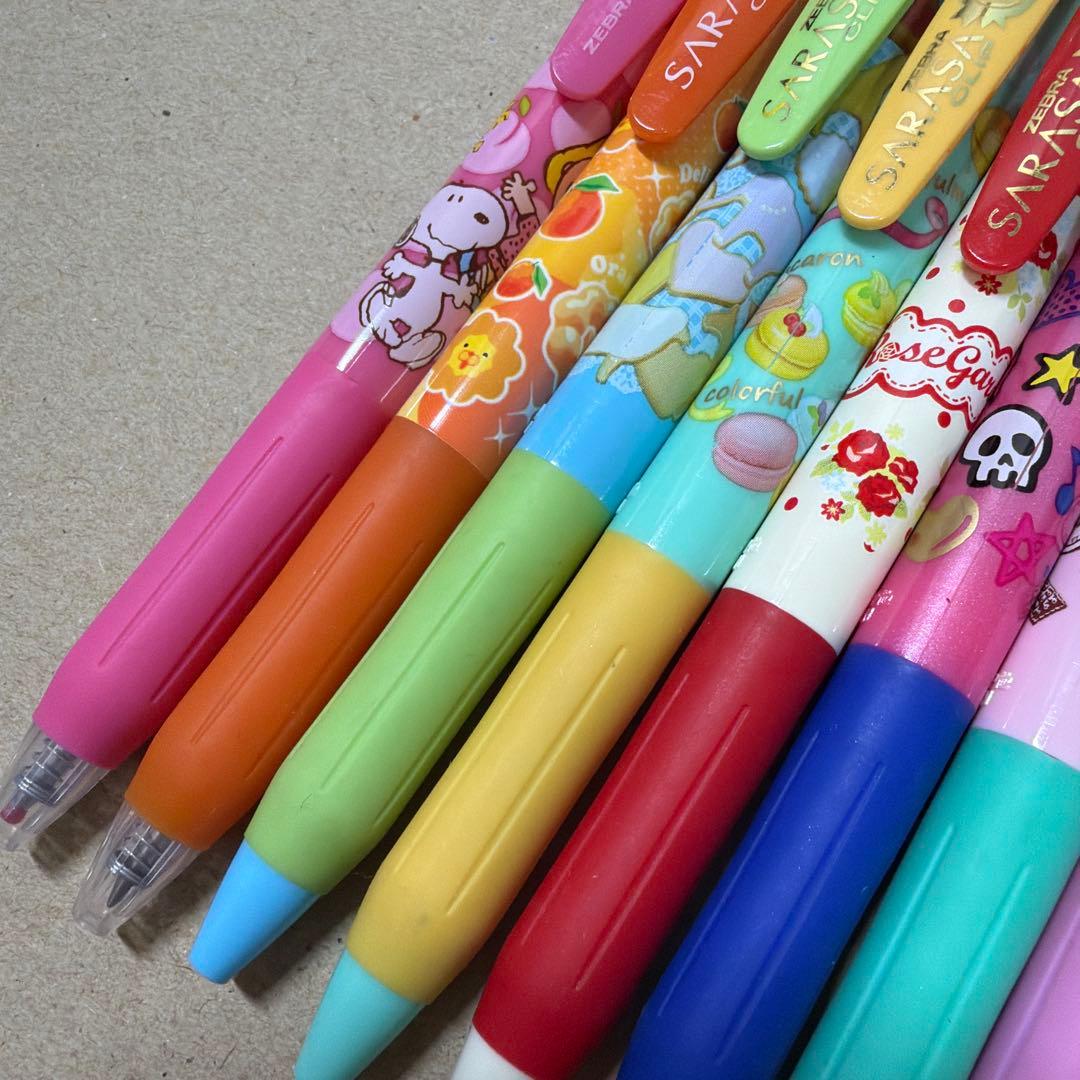 限定 ゼブラ SARARA サラサ ボールペン ピチレモン 匂い付き 9本セット