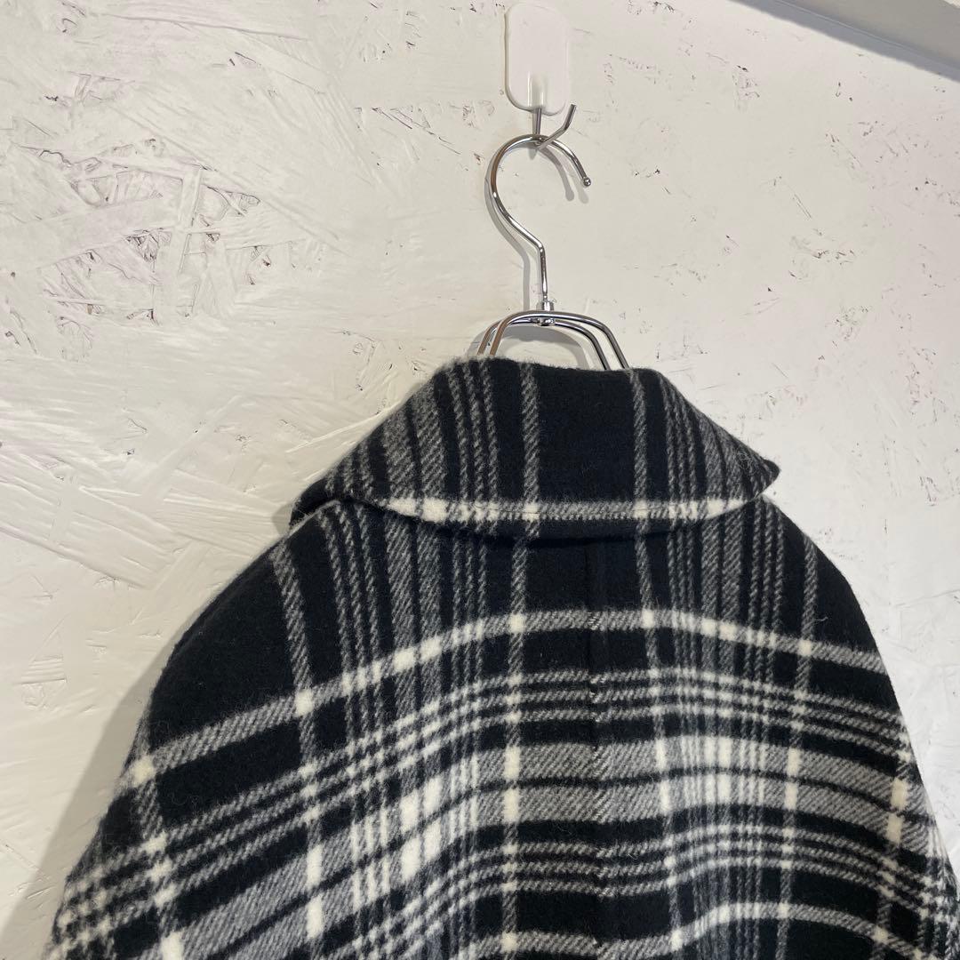 日本製【UNITED ARROWS】ウールナイロン2ポケットハーフコート　38