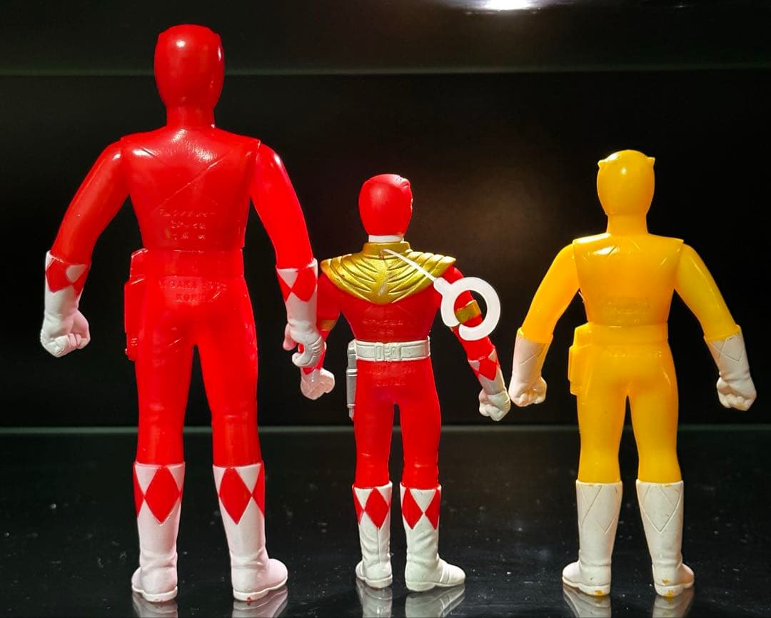 恐竜戦隊ジュウレンジャー　超合金/ソフビ　ティラノレンジャー　タイガーレンジャー